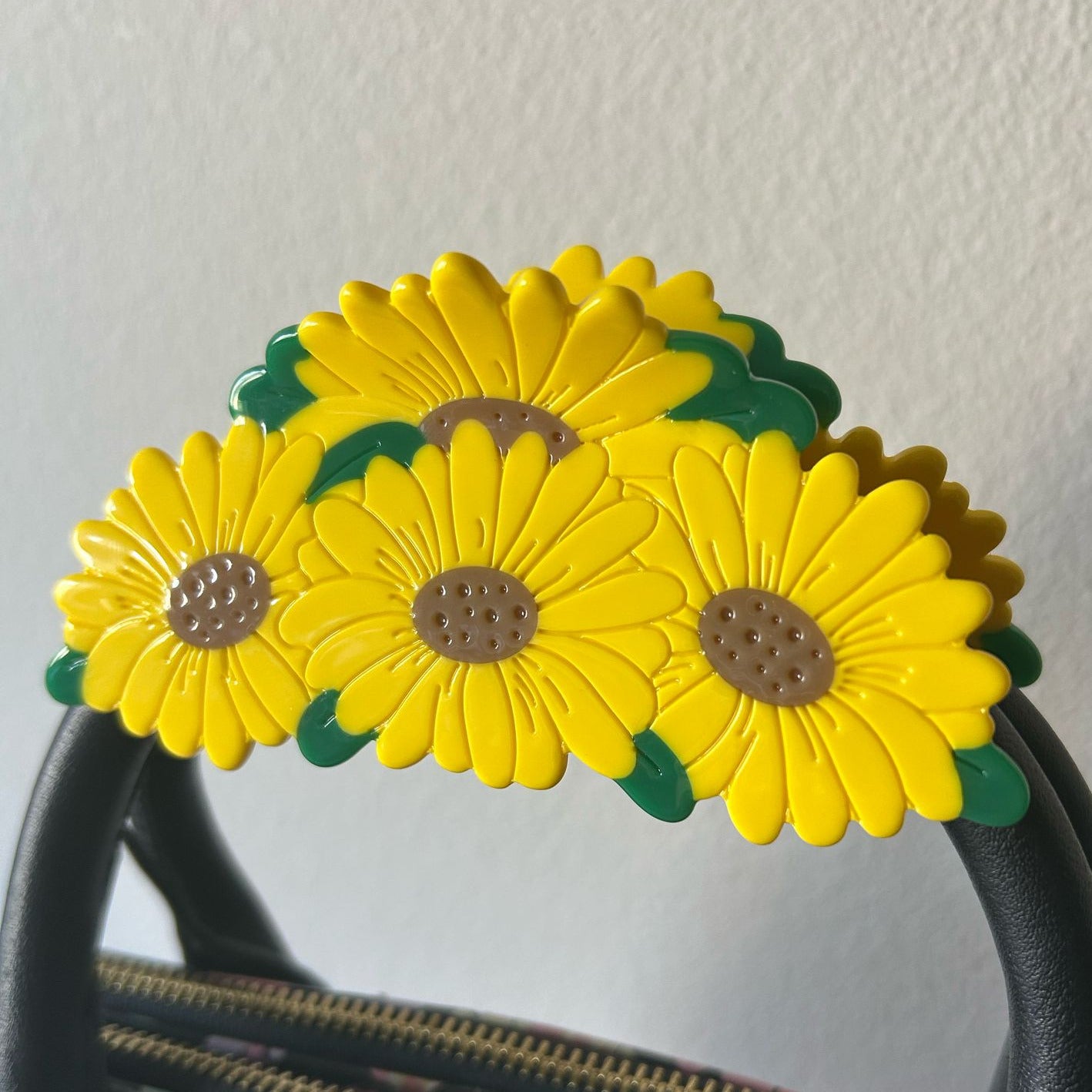 Sunflower Hair Claw Clip