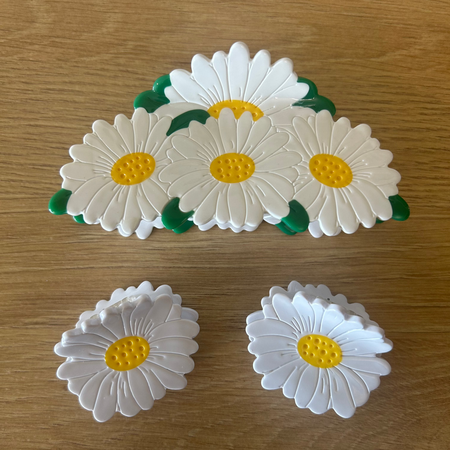 Mini Daisy Flower Claw Clip for Hair