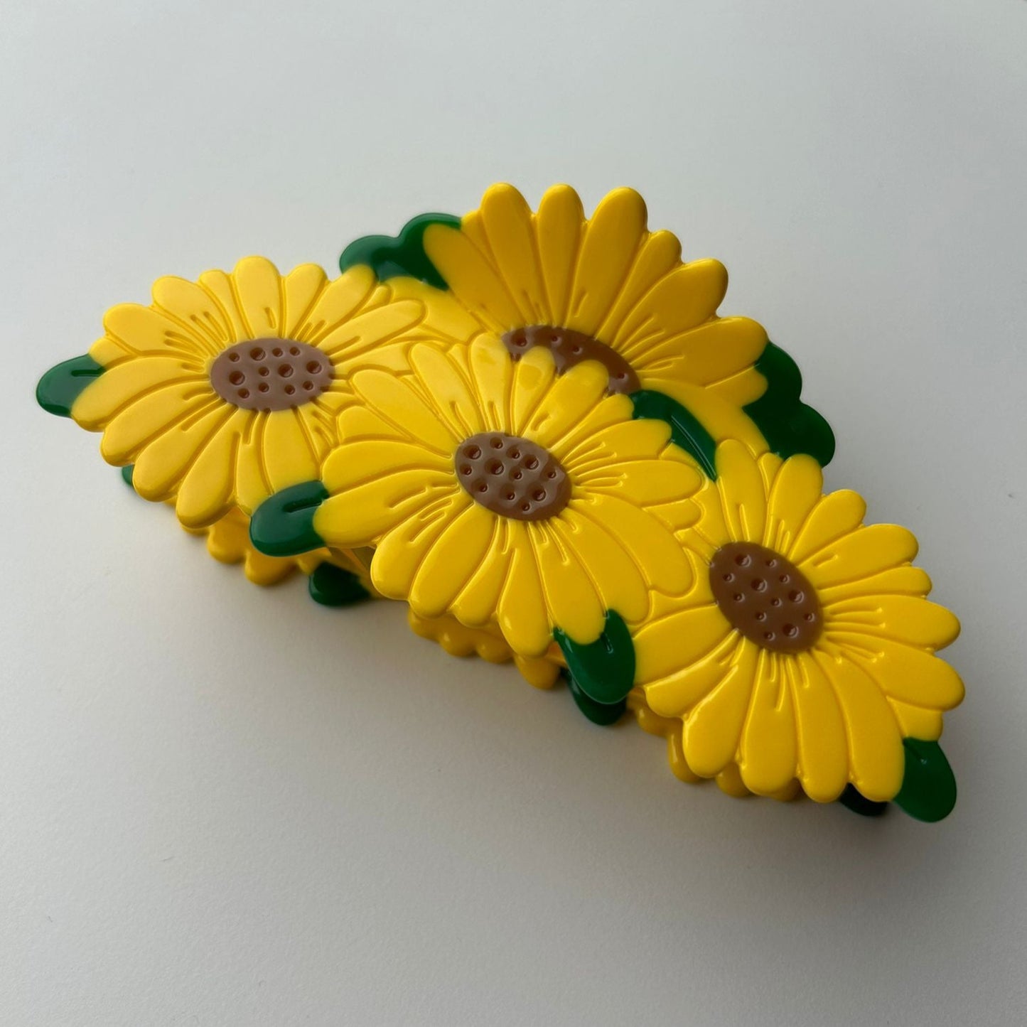 Sunflower Floral Hair Claw Clip for Long Hair