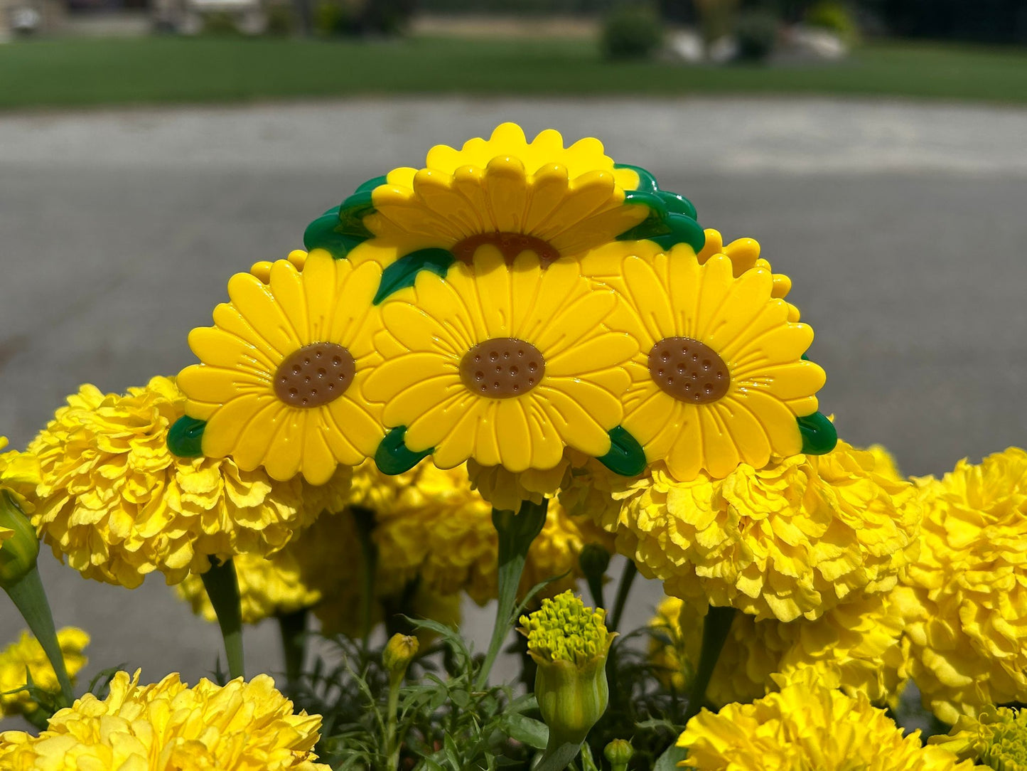 Sunflower Floral Hair Claw Clip for Long Hair