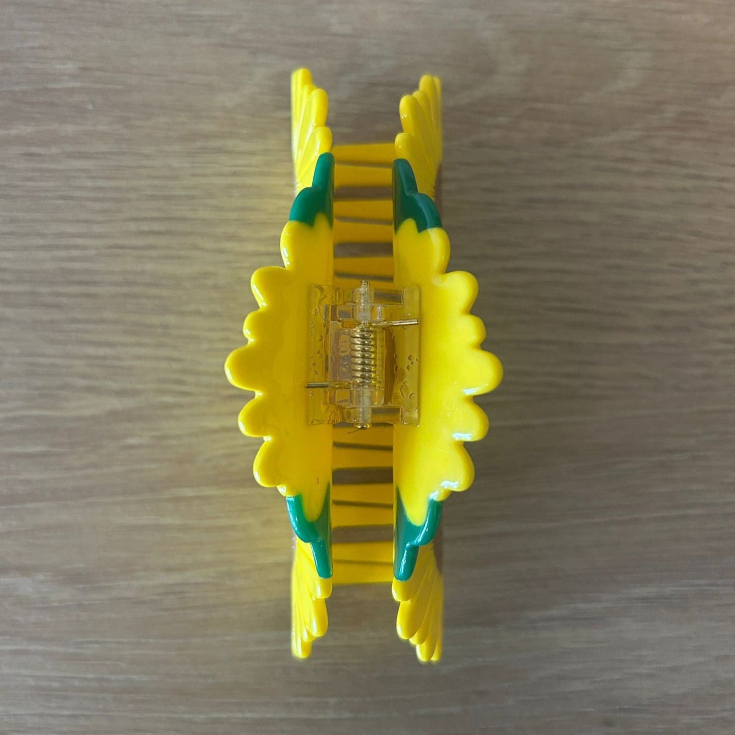 Large Sunflower Claw Clip for Thick Hair